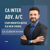 CA Inter Adv Acc. | Exam Oriented by CA Zubair Khan | For Jan 26 & May 26 Exams